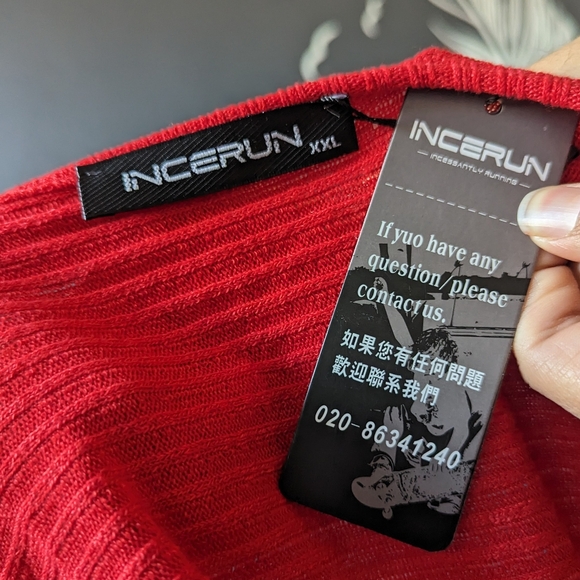 Incerun Red Top - Picture 2 of 7